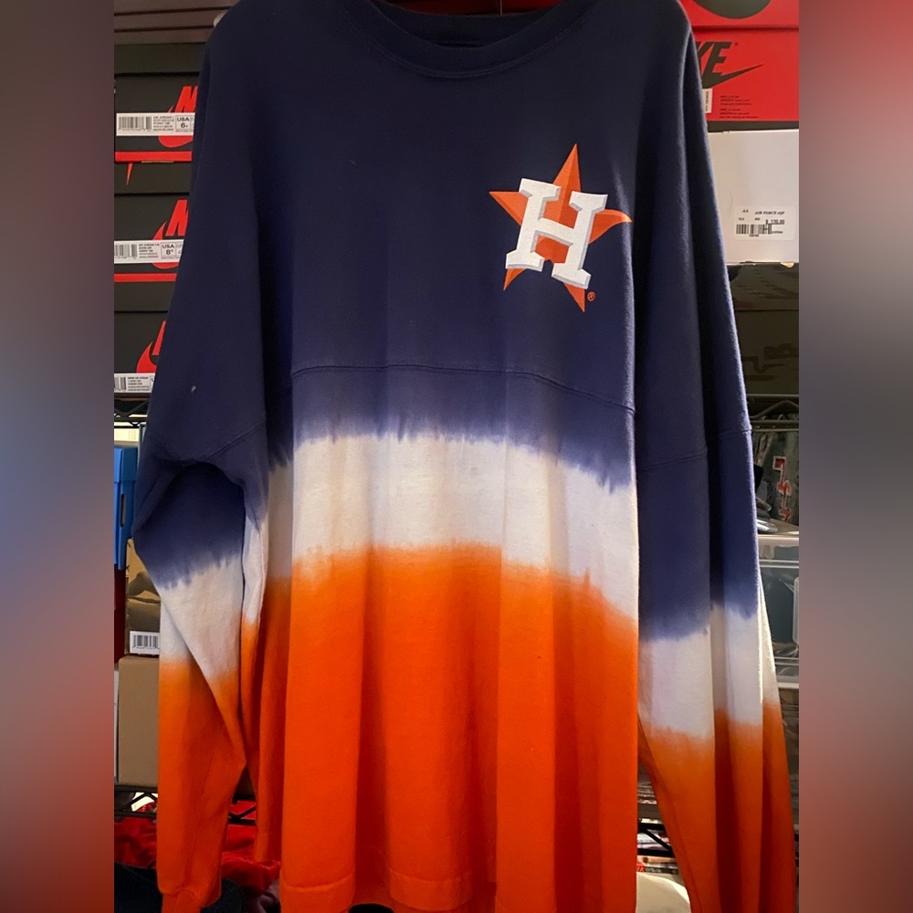 Houston Astros long sleeve fanatics shirt size 2XL